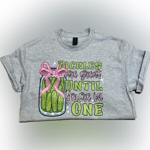 Gildan Gray “Pickle” Tshirt